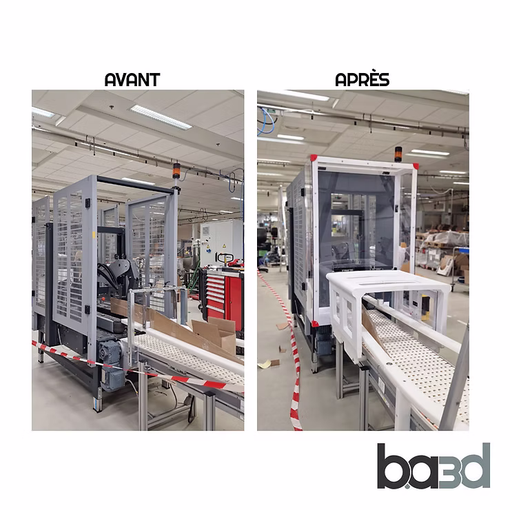 Étude de cas : sécurisation d’une ligne par impression 3D